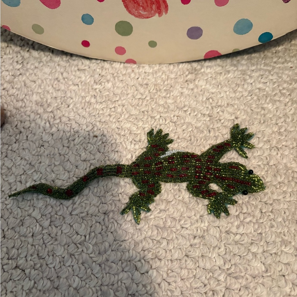 Beaded Gecko Lizard Patch New - image 3